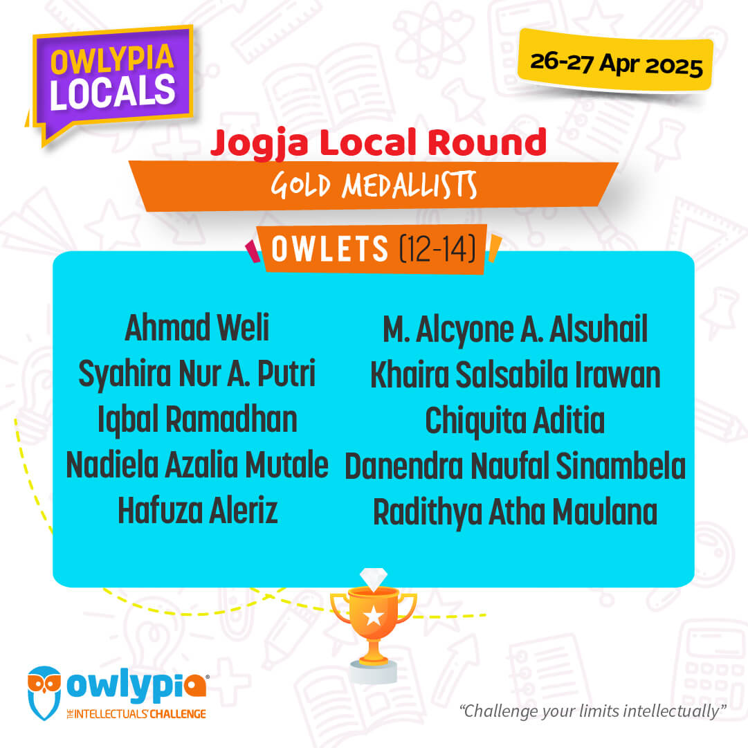 Owlypia competition results showing student achievements and awards ceremony