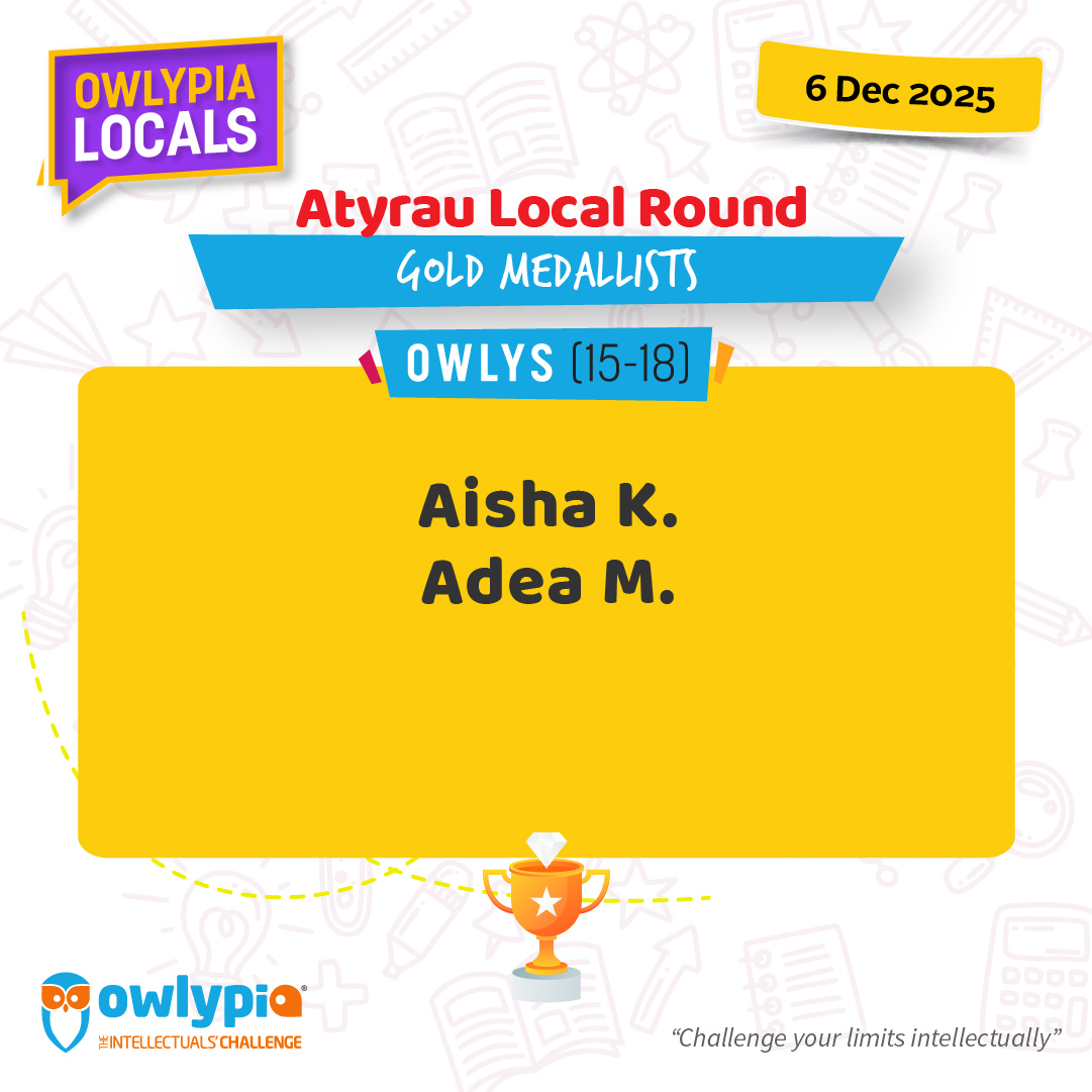Owlypia competition results showing student achievements and awards ceremony