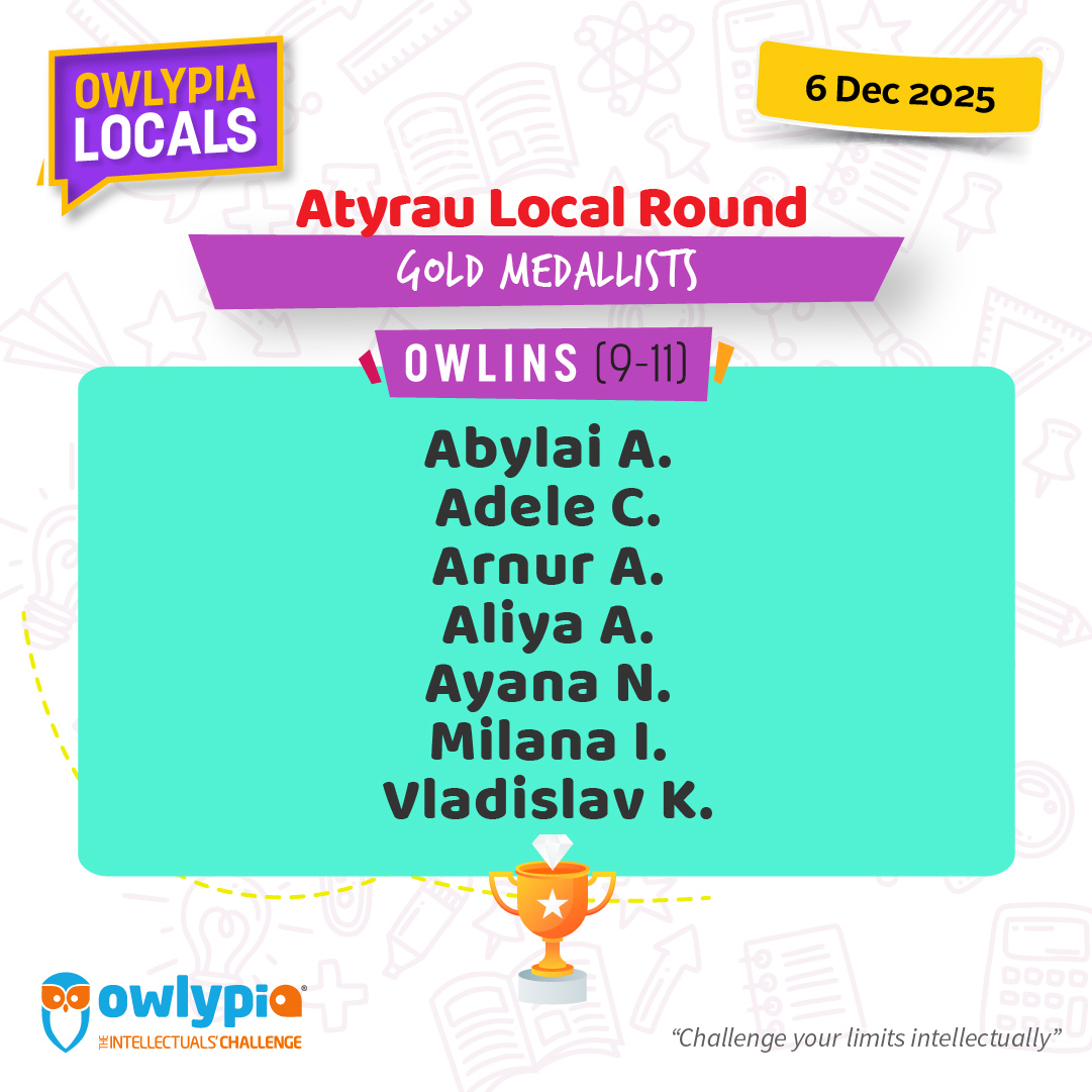 Owlypia competition results showing student achievements and awards ceremony