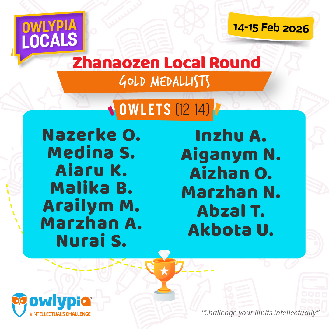 Owlypia competition results showing student achievements and awards ceremony