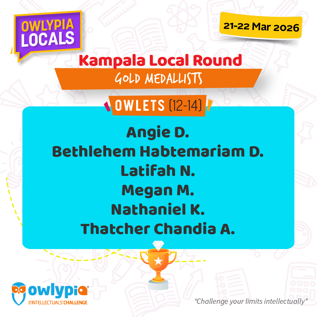 Owlypia competition results showing student achievements and awards ceremony