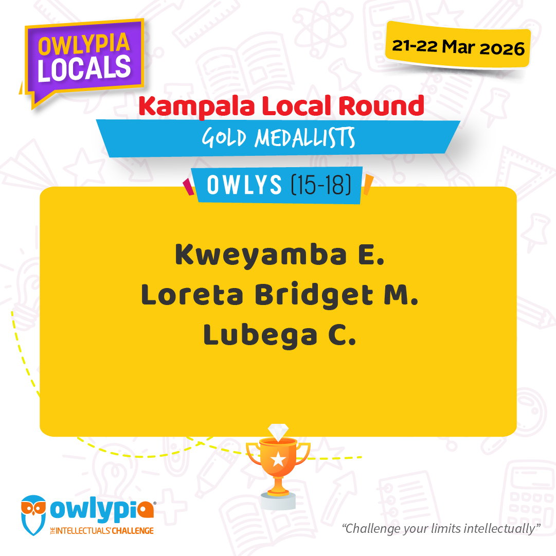 Owlypia competition results showing student achievements and awards ceremony