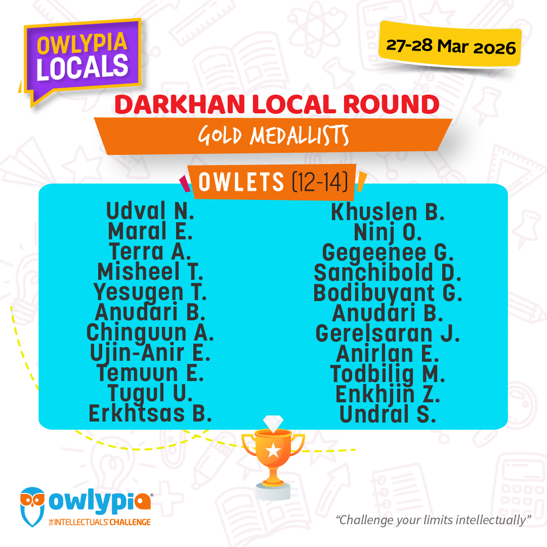Owlypia competition results showing student achievements and awards ceremony