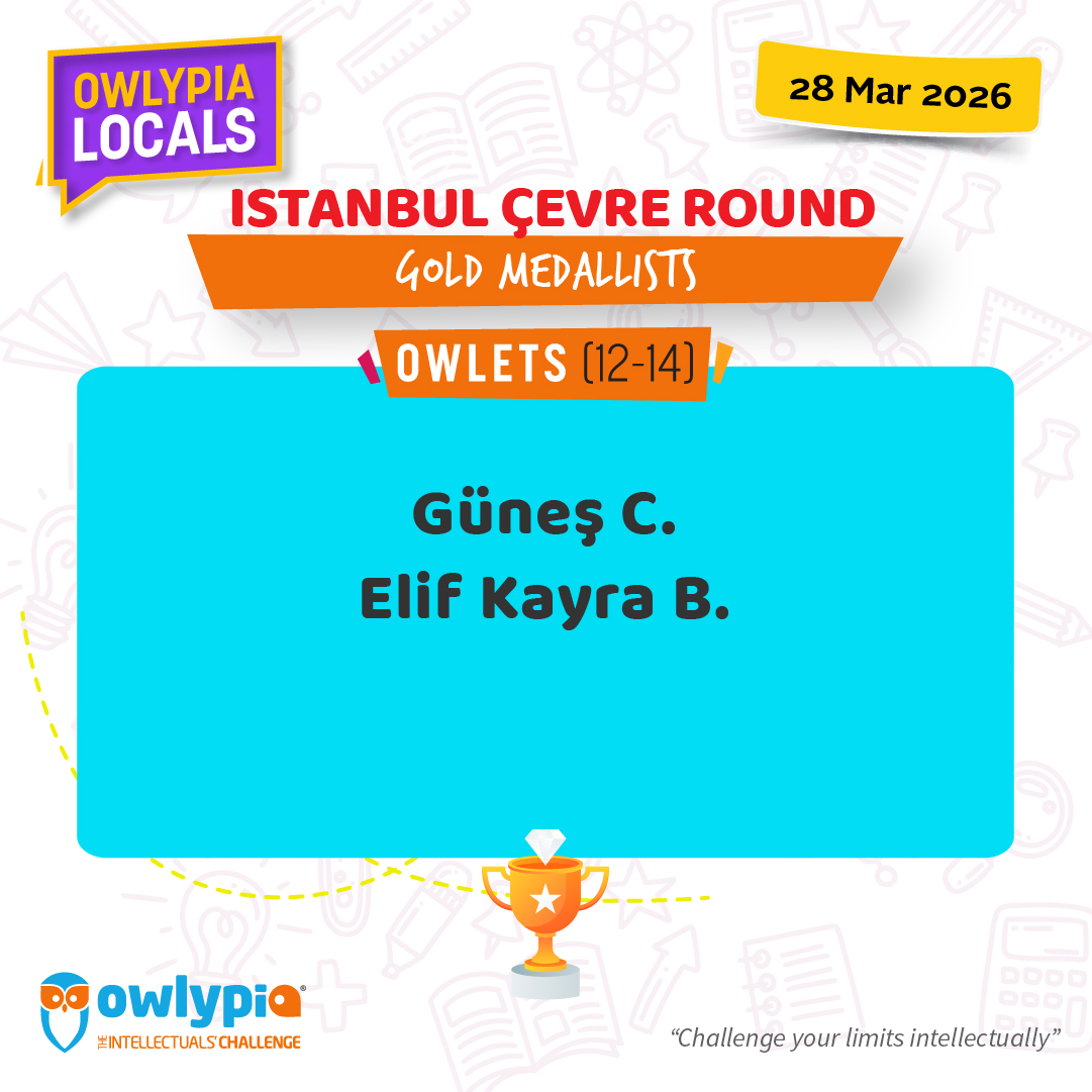 Owlypia competition results showing student achievements and awards ceremony