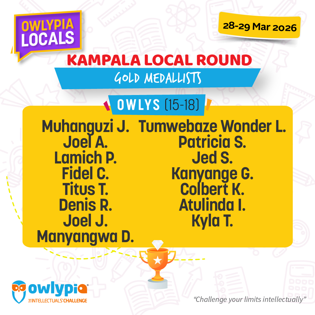 Owlypia competition results showing student achievements and awards ceremony