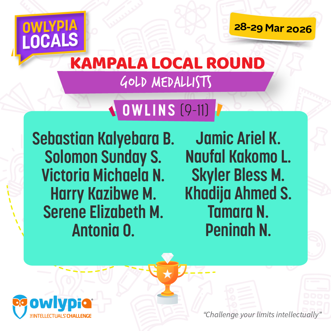 Owlypia competition results showing student achievements and awards ceremony