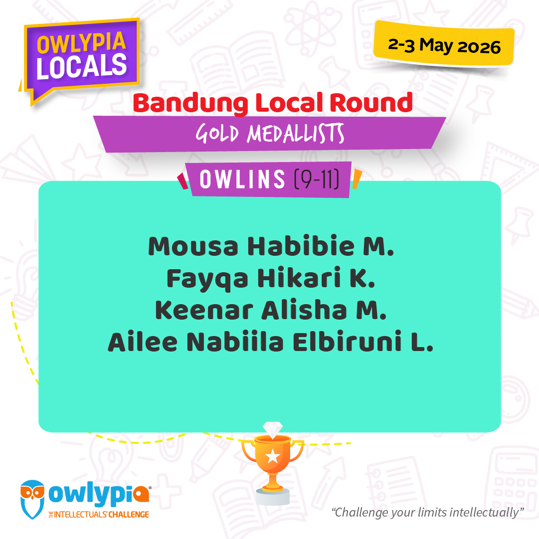 Owlypia competition results showing student achievements and awards ceremony